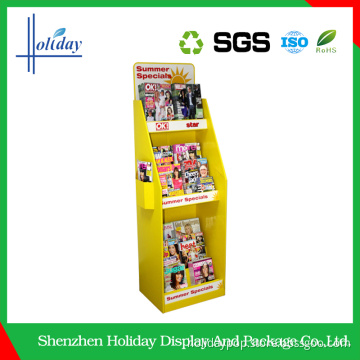 Customized Point of Sale Counter Top Display ,cardboard book /stationery/newspaper/magazine counter display stand